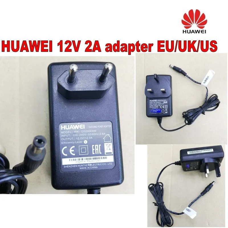 Адаптер переменного тока для HUAWEI 12V2A-EU/UK/US шнур питания кабель для настенного зарядника