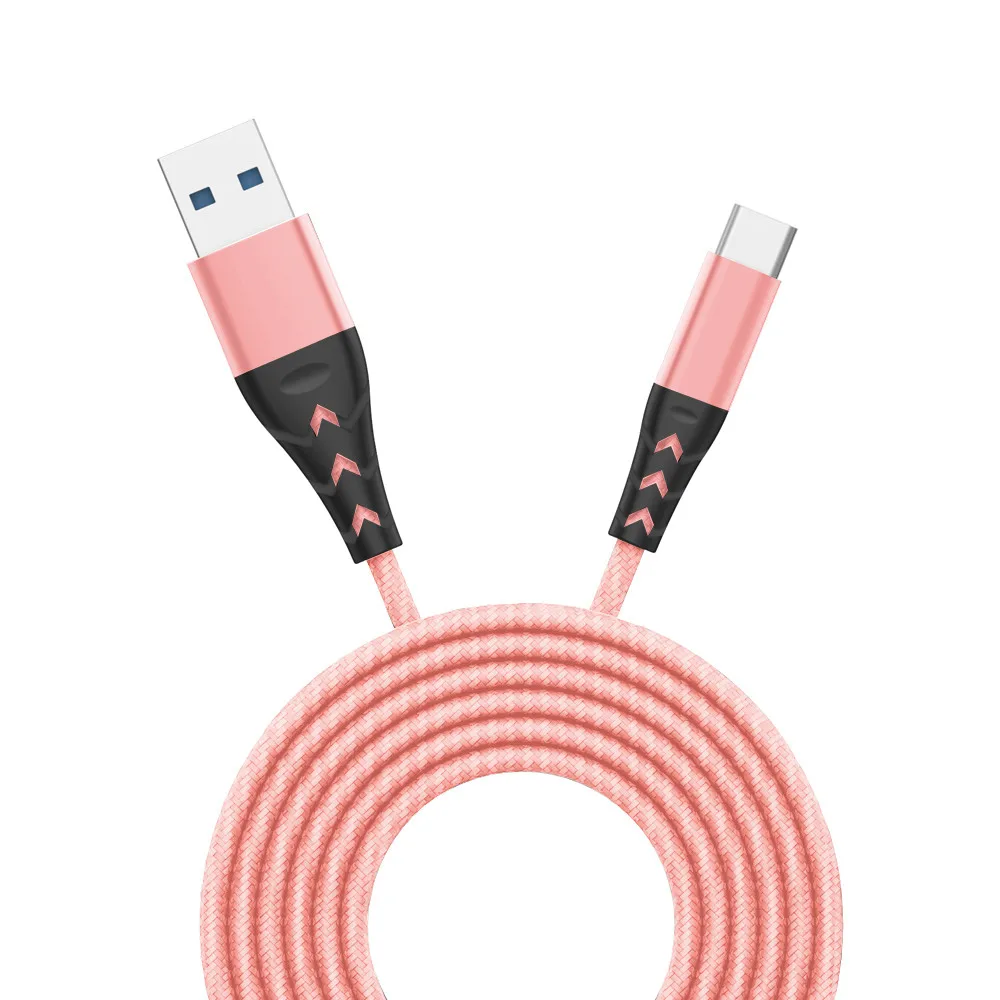 EPULA 2 м Прочный USB кабель для передачи данных типа C быстрой зарядки Samsung Huawei