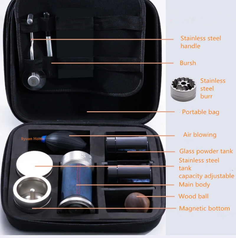 

MYM57+ mini coffee grinder set portable steel grinding core High quality handle design super manual coffee mill super recommend