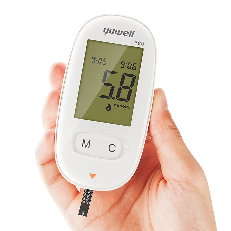 Глюкометр для диабетиков YUWELL580 глюкометр измерения уровня сахара в крови