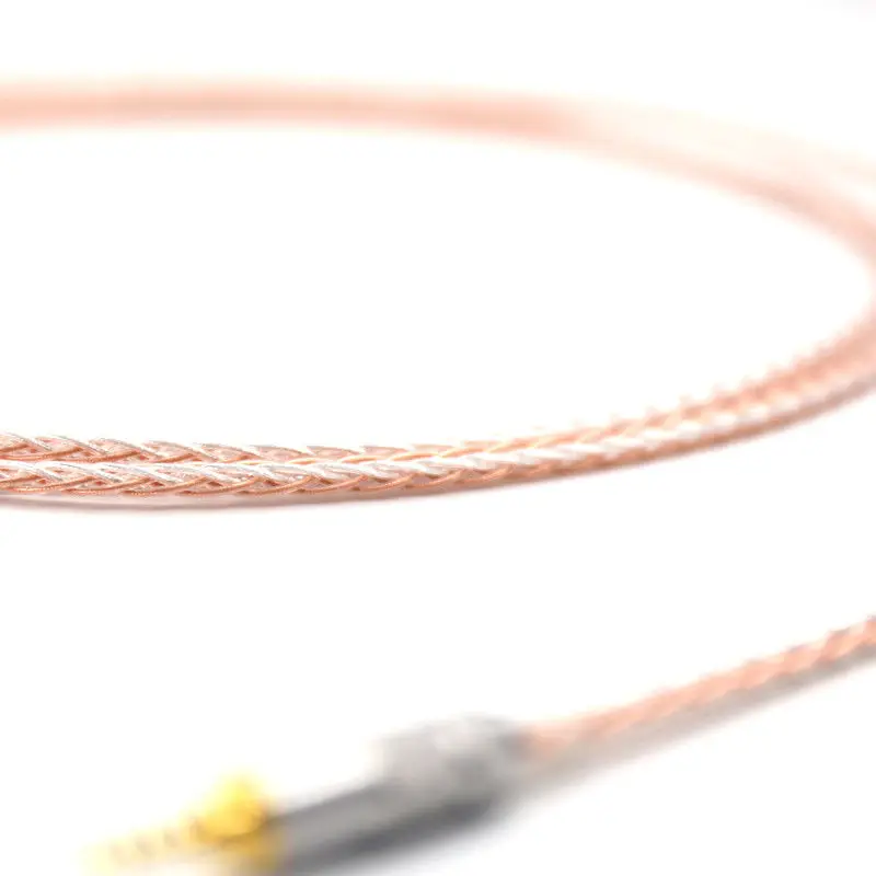Free shipping 2 5mm balance Cable For Silver Copper Twisted headphone upgraded cable