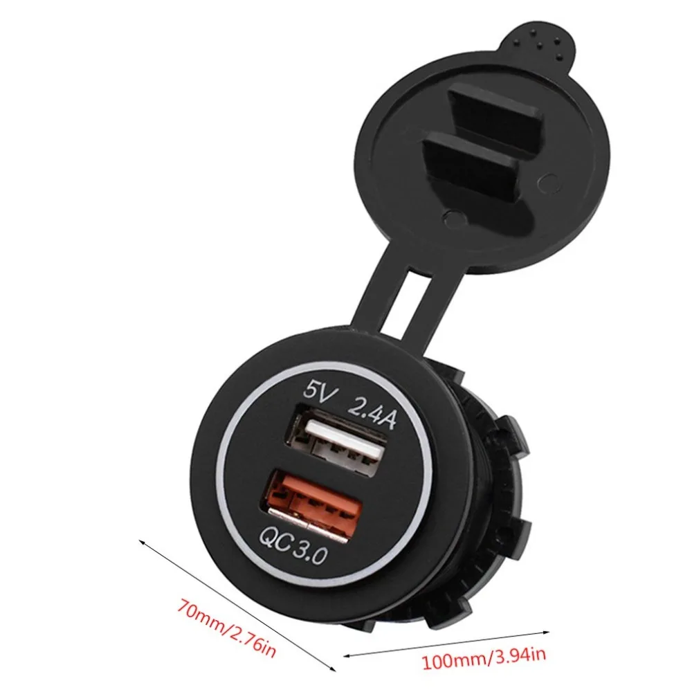 CS-723A3Automobile мотоцикл модифицированный мотоцикл автомобильное Usb зарядное устройство водонепроницаемый мобильный телефон автомобильное зарядное устройство прикуриватель