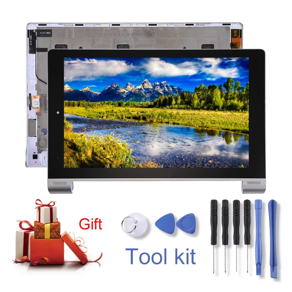 

H New for Lenovo YOGA Tablet 10 / B8000 LCD Display&Touch Panel with Frame repair parts