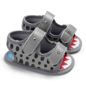 

Summer Baby Boys Breathable Anti-Slip Casual Cartoon Shoes Sandals Toddler Soft Soled 0-18M