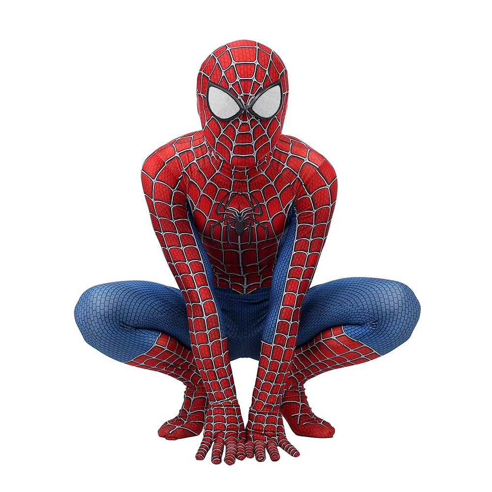 Высокое Качество, Классический костюм Remy spiderboy для детей, взрослых, лайкра, спандекс, колготки для мальчиков-пауков, для Хэллоуина, маскарадный костюм
