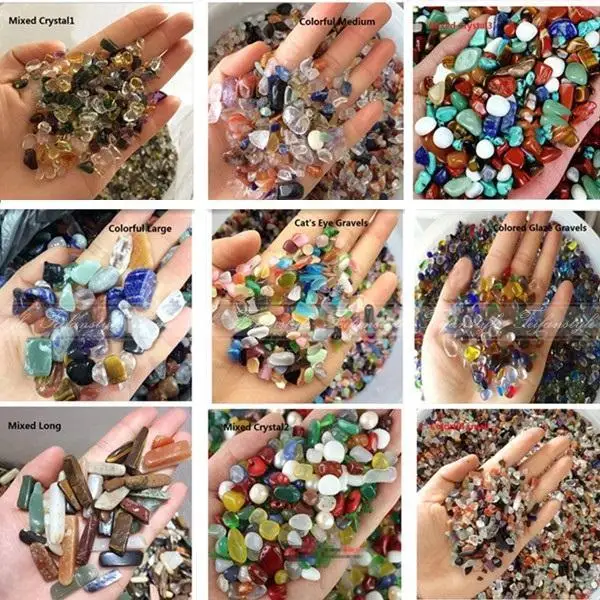 

50g/lot Natural Mixed Quartz Crystal Rock Stones Colorful Crystals Minerals Healing Natural Quartz Crystal and Stones