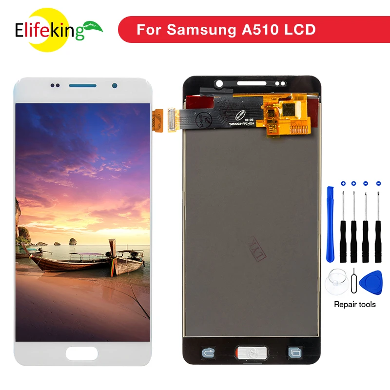 

10PCS/Lot A510 LCD For Samsung Galaxy A5 2016 A510F A510F/DS A510FD A510M Display Screen Replacement Touch Screen Assembly