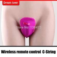 2014 New Vibrating Panties Best 10 Functions Wireless Remote Control Strap on C-String Underwear Vibrator for Women Sex Products