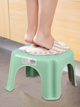 

Camellia Stool Household Plastic Stool Thickening Fashion Creative Children Baby Stool Living Room Stool Small Bench