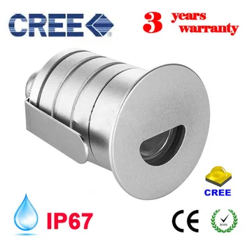 

12pcs/lot Led Stair Step Lighting 12v 1w Pathway Lighting Recessed In Install Waterproof Outdoor Lighting Fixtures