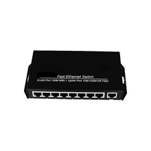 9-портовый Быстрый коммутатор 9 портовый RJ45 10/100 Мбит/с адаптивный Ethernet-коммутатор вилка США с адаптером EU UK AU