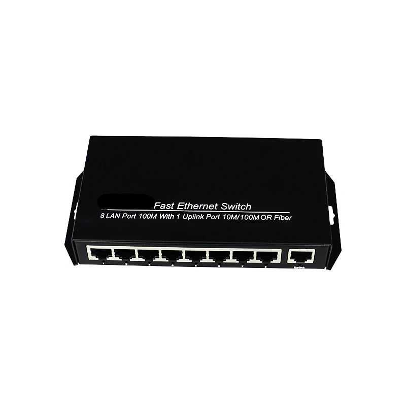 

9-port Fast switch 9 Port RJ45 10/100Mbps Adaptive Ethernet Switch US plug with EU UK AU adapter