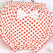 Милая хлопковая симпатичная полоса галстук-бабочка, нижнее белье для маленьких девочек, трусики, штаны для малышей, детские штаны