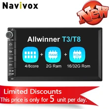 Navivox 7” Car Multimedia Player Universal GPS Navigation Radio Stereo Audio Player for nissan ,for hyundai (no dvd)