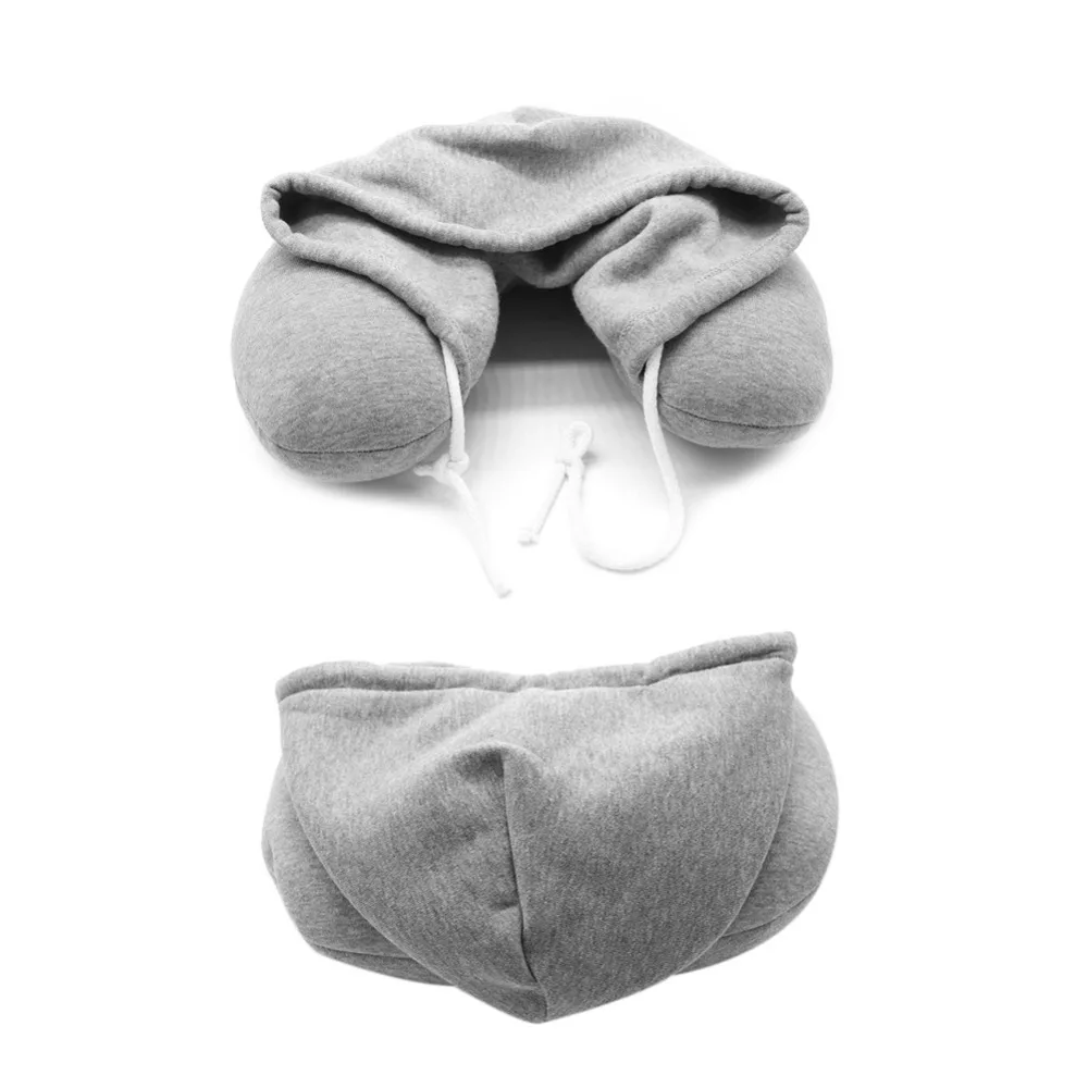 Soft Hooded Travel Neck Pillow Soft Hooded Travel Neck Pillow