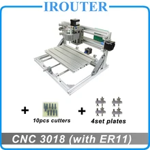 CNC3018 withER11,diy mini cnc engraving machine,laser engraving,Pcb PVC Milling Machine,wood router,cnc 3018,best Advanced toys