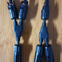 MC4 2Y-1 пара MC4 отрасль Y адаптер инструменты для наращивания волос M/F и F/M для солнечных панелей кабель