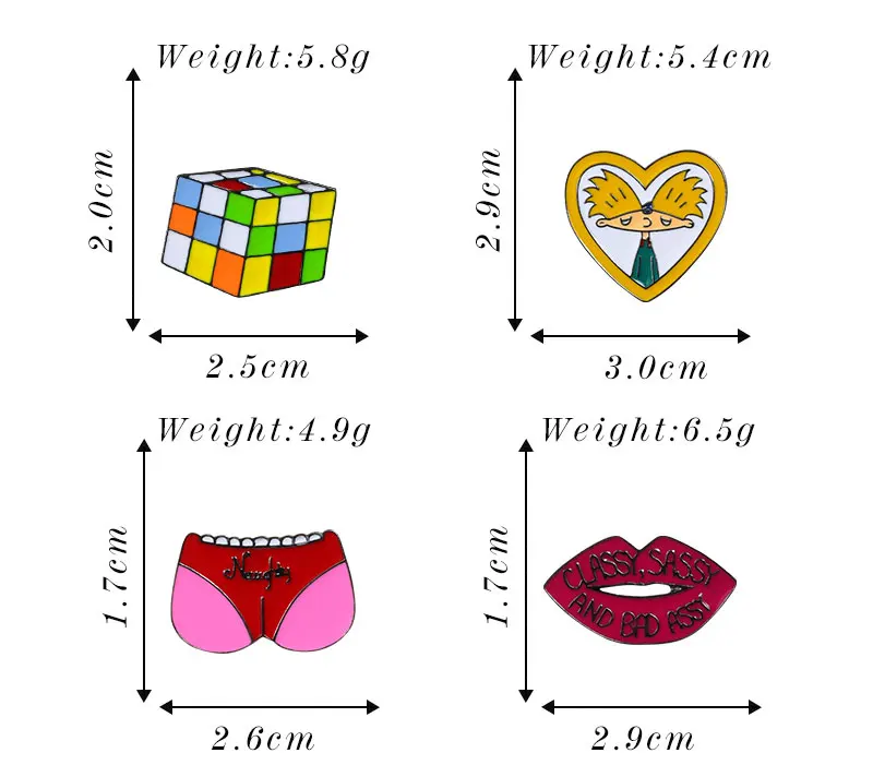 Комическое сердце, брошь, красочный Забавный куб, приклад, губы, эмалированные булавки, джинсовые куртки, мультфильм, нагрудные булавки, симпатичный значок, кнопка для женщин, ювелирное изделие