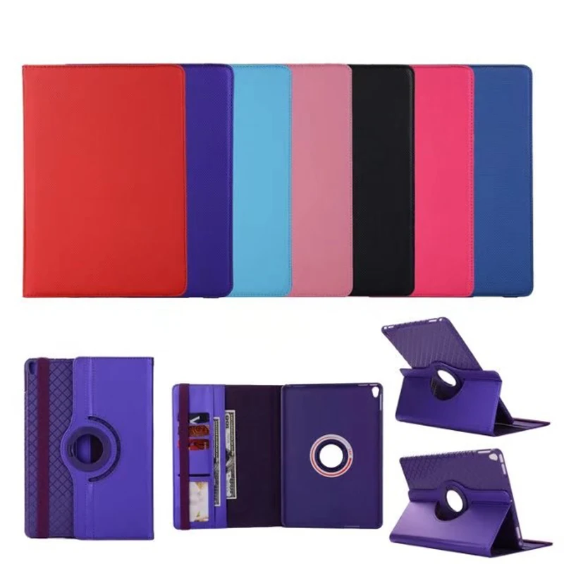 ocube 30pcs lot PU Leather 360 TPU Soft Rotating Case Cover Smart Folio Stand With Card