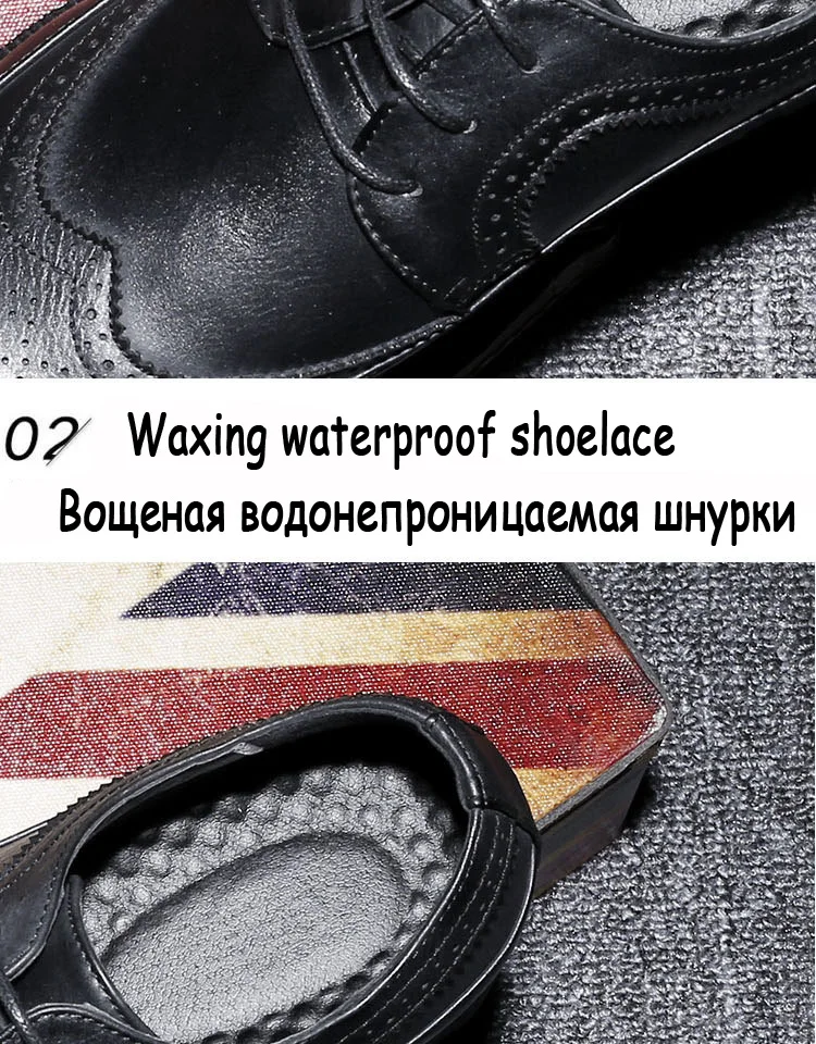 Высококачественная кожаная мужская обувь с перфорацией типа «броги»; Роскошная брендовая мужская модельная обувь; дышащая обувь на плоской подошве; водонепроницаемая обувь для вождения; Мокасины без застежки