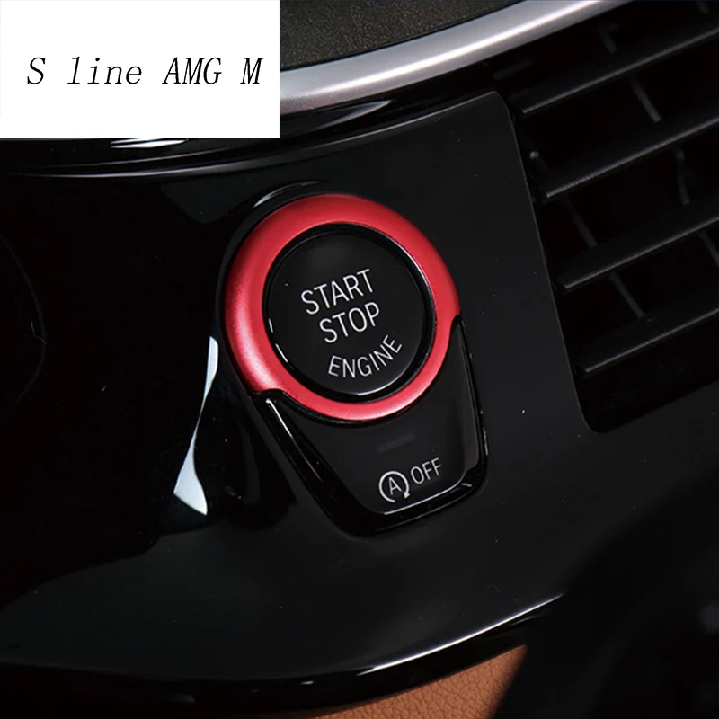 Стайлинга автомобилей запуска двигателя стоп кнопка включения для BMW G шасси стикеры автомобили Чехлы для BMW 5 серии G30 g38 аксессуары для интерьера