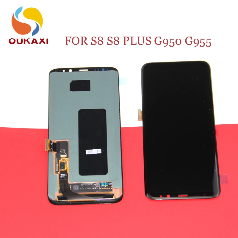 

1pcs LCD For Samsung S8 LCD no Frame Replacement for SAMSUNG Galaxy S8 Plus LCD G955 S8 G950 G950F Display lcd Touch Screen