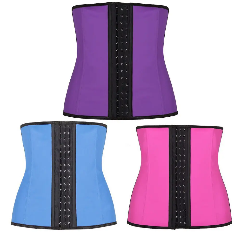 Women Waist Support Waist Trainer Corset 9 Steel Bone Shapewear Corset Slimming Fitness Weight Loss Corset Body Shaper