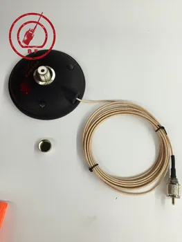 

For SURMEN K-115M Diameter 1.5 Big Vacuum Magnet CM Base + 4M Teflon Line Vacuum Suction Cups For Car Vehilce Radio