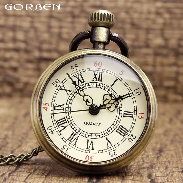 New Arrival Vintage Round Dial Roman Numerals Simple Style Small Design Pocket W New Arrival Vintage Round Dial Roman Numerals Simple Style Small Design Pocket W