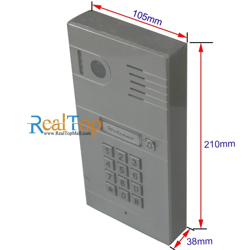 Wireless Wifi IP Video door intercom Camera Doorbell SmartPhone Remote Control IP Smart Doorbell via ISO Andrio system Tablets