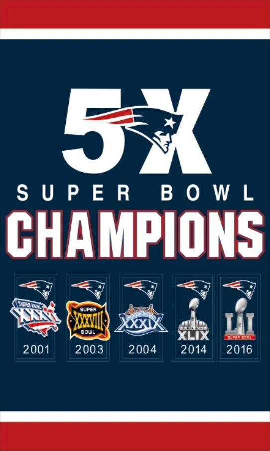 New England Patriots Super Bowl World 5x Champion 3ftx5ft Banners Flags 100d Polyester Metal Grommets 90 150 Cm World Flags Flag Worldbanner Flag Aliexpress