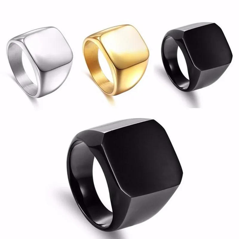 2018 модное панк простое полнолицевое световое Тело Блок рок черные кольца