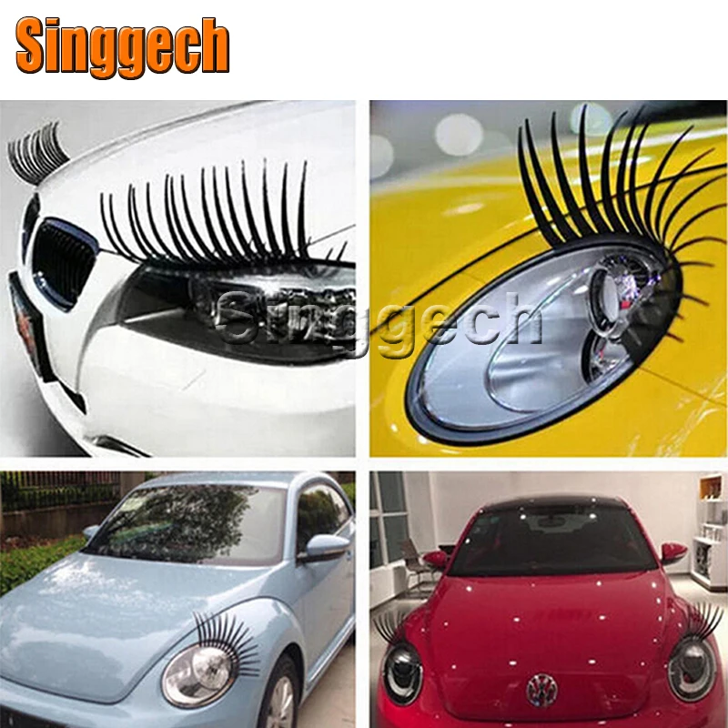 1 пара 3D искусственных глаз для автомобиля оформление фар головного света Jeep Renegade
