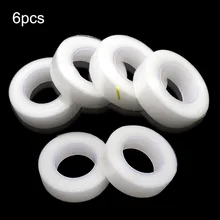 6 Pcs Professional Patch Eyelashes Extension Tape Adhesive Tapes PE Tape Suitable for makeup salon cosmetics studio makeup arti