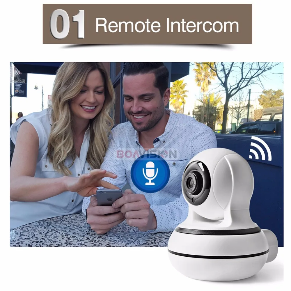 Смарт WIFI IP камера PTZ ночного видения двухстороннее аудио 1080P CCTV Беспроводная
