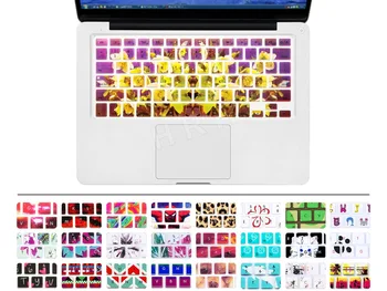 

1PC Purple Flower Pattern Silicone Laptop Keyboard Skin Protector Cover Film Guard For All Apple Macbook Pro Air Retina 13 15 17