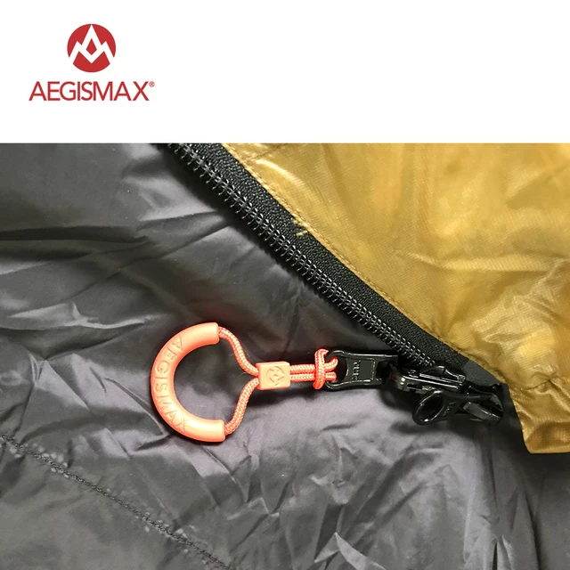 AEGISMAX Envelope 95% White Goose Down Sleeping Bag FP800 M L 4