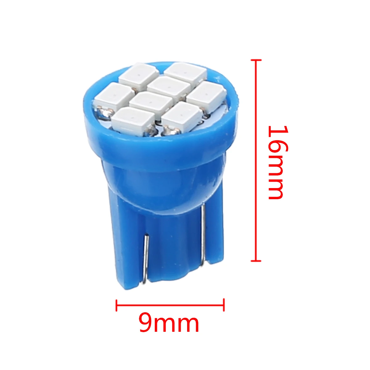 11Pcs/set Blue LED T10+31mm Car Led Light Bulb Kit Auto Festoon Interior Dome Map Tag Light License Plate Lamp