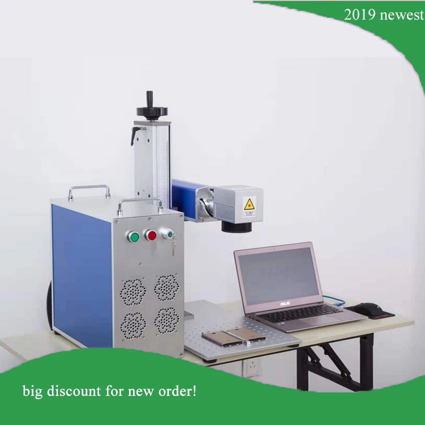 20w 30w Raycus Name Tag Laser Logo Printing And Enclosed Engraving