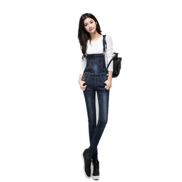 2018 New Pants Jumpsuits Women Overalls Jeans Jumpsuit Office 2018 New Pants Jumpsuits Women Overalls Jeans Jumpsuit Office Casual Hole Denim Pencil Long Pant