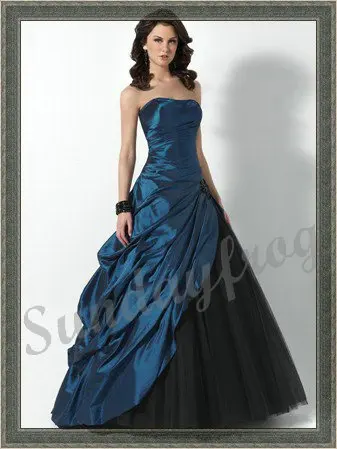 ruched ball gown