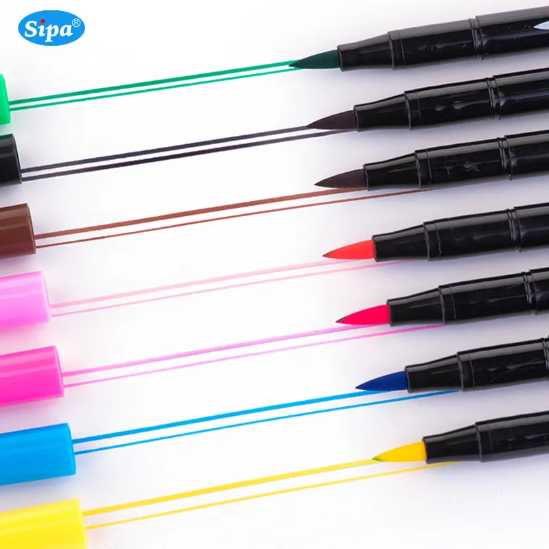 

36 Color Premium Painting Soft Brush Pen Set Watercolor Markers Pen Effect Best For Coloring Books Manga Comic Calligraphy