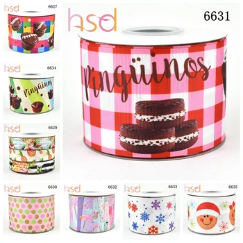 

HSDRibbon high-quality life 3" 75mm HT food dot series Grosgrain Ribbon