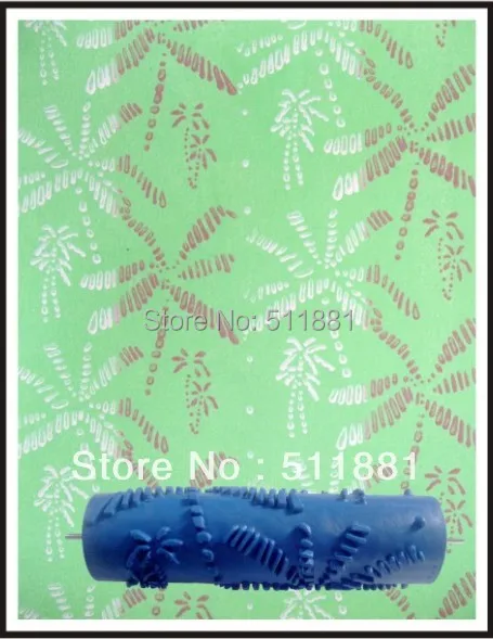 

[Coco pattern] 7'' NCCTEC liquid wallpaper print roller FREE shipping |180mm diatom ooze embossed roller paint decorative roller