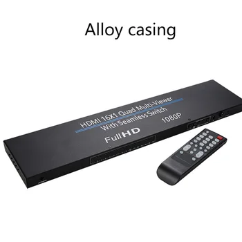 

Hot Sale HDMI 16X1 Quad Multi-viewer with Seamless Switch Picture Splitter 1080P