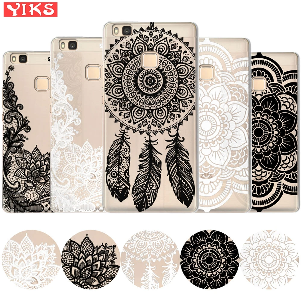 

Mandala Flower Case For Huawei Honor Mate 10 9 8 P20 P10 P9 P8 Lite Pro Plus 7X Y3 Y5 Y6 II Y7 2017 Cover Case Soft Silicon Etui