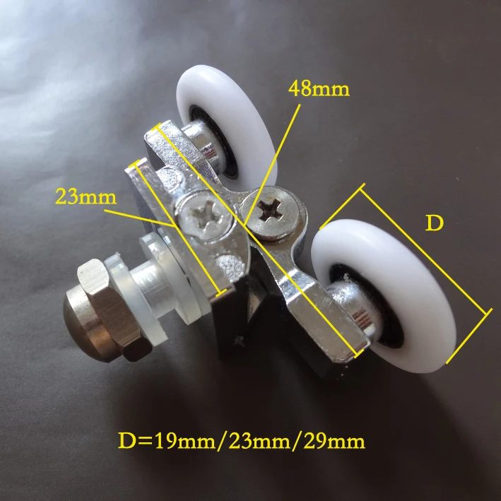 

Shower Door Rollers Diameter 19mm/23mm/25mm 4pcs/lot