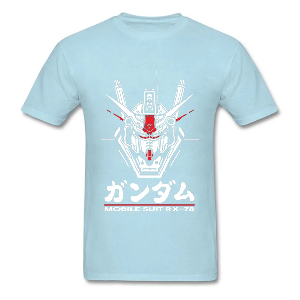 Gift RX 78 1819 Tops Shirt for Men Newest Summer Round Neck Pure Cotton Short Sleeve T-Shirt Fitness Tight Tops & Tees RX 78 1819 light