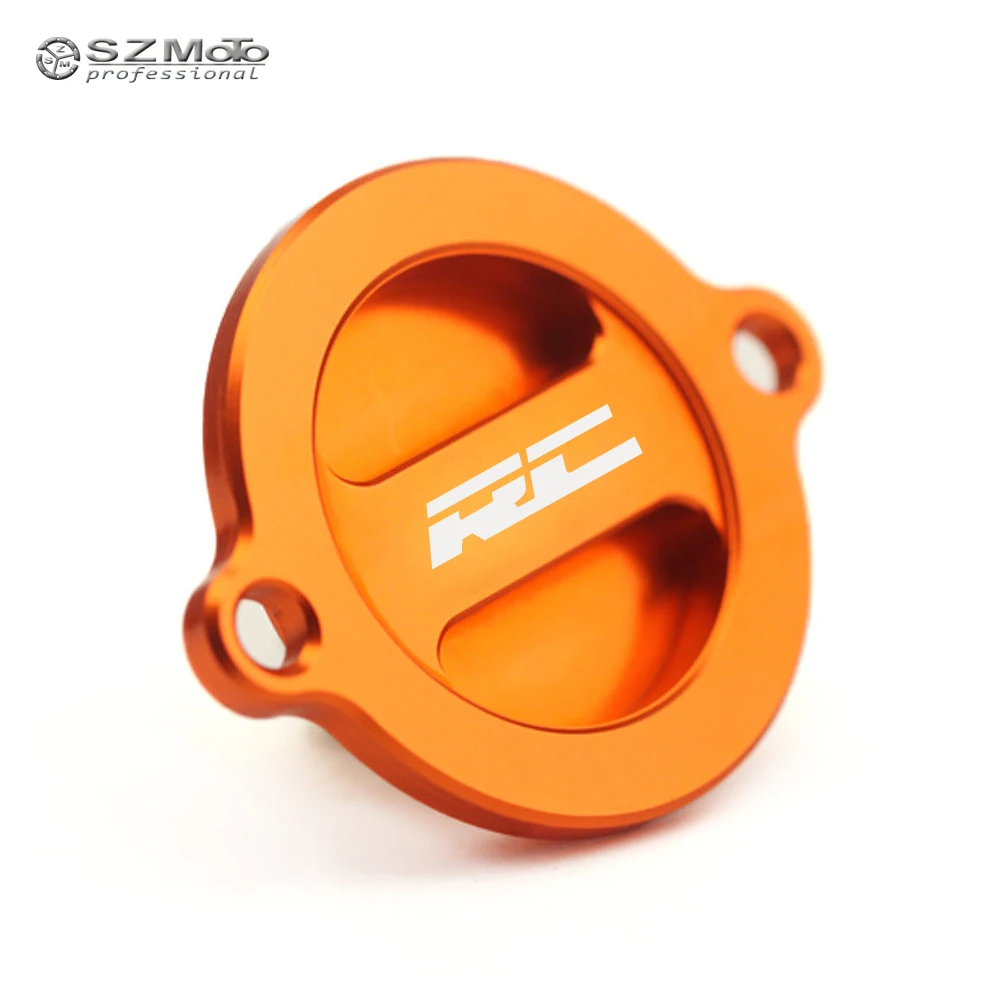 Engine Oil Filter Cover Cap For KTM RC 200 390 RC200 RC390 2014 2015 2016 2017 Motorcycle Accessories Orange | Автомобили и