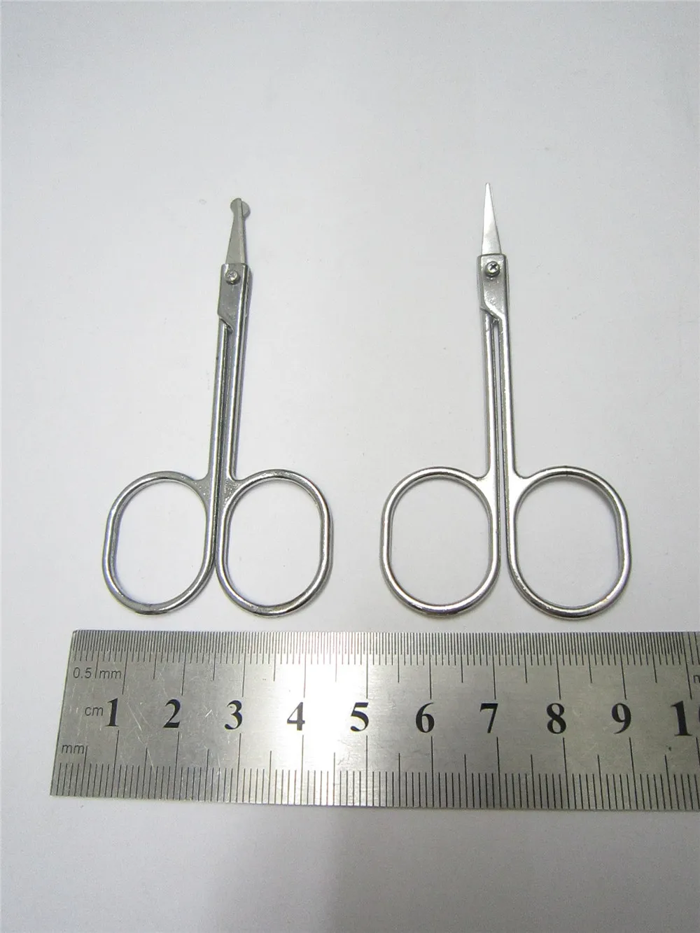 Baby Safe Infant manicure Cosmetic Tool blade Eyebrow Small Makeup Eyelash Beauty Mini shear trim Bend scissor Trimmer | Дом и сад